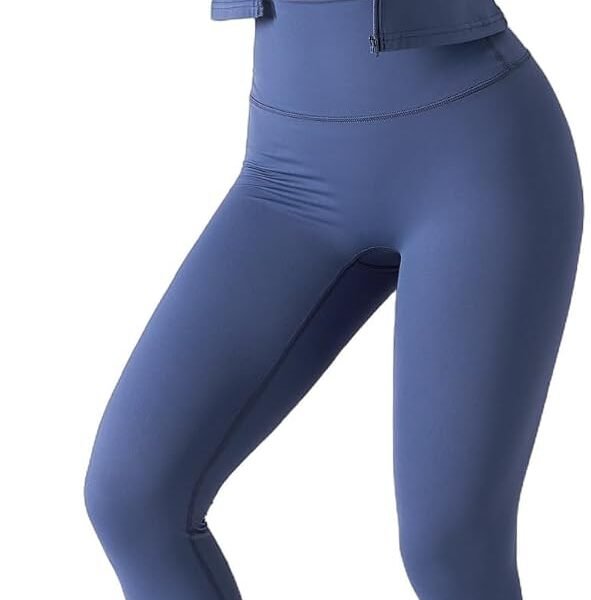 Women’s 3 Piece Workout Set – Sports Bra, Leggings & Jacket with Thumbholes – Yoga Outfit Activewear for Gym Running Training
