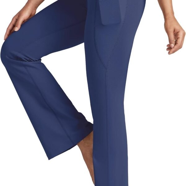 Women's Yoga Pants Flare Leggings High Waist Bootcut Workout Leggings Tummy Control with Pockets 29" 31"